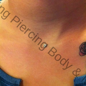 dermal piercing & microdermal done at tattoo mania & body piercing training institute at thane